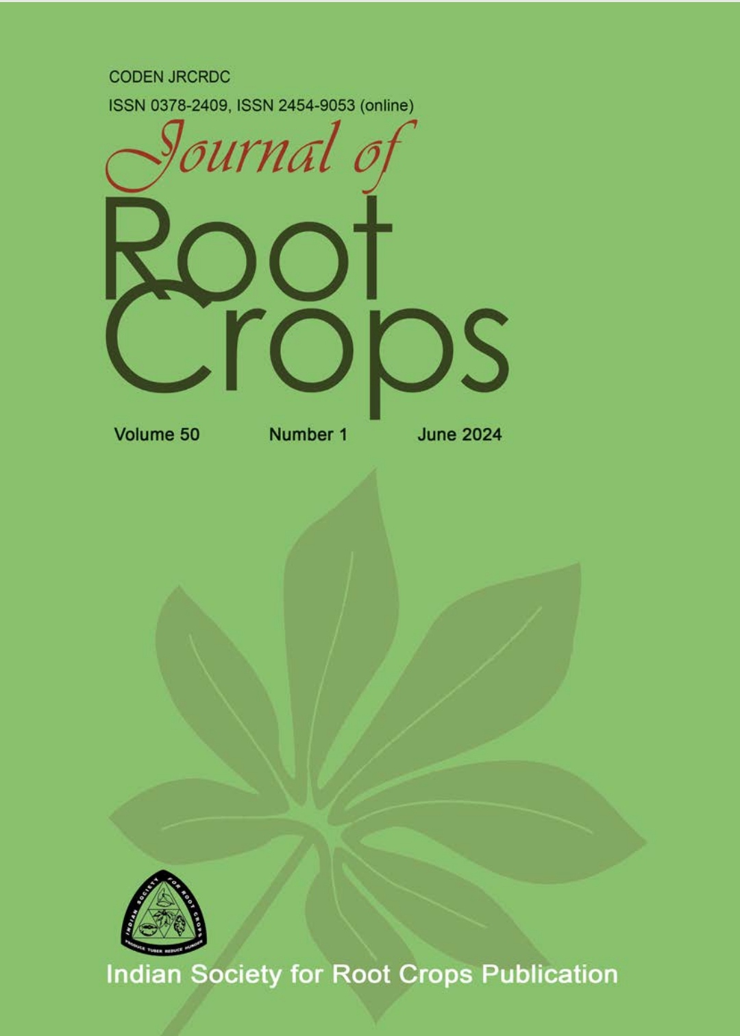 					View Vol. 50 No. 1 (2024): Journal of Root Crops Vol 50(1) 
				